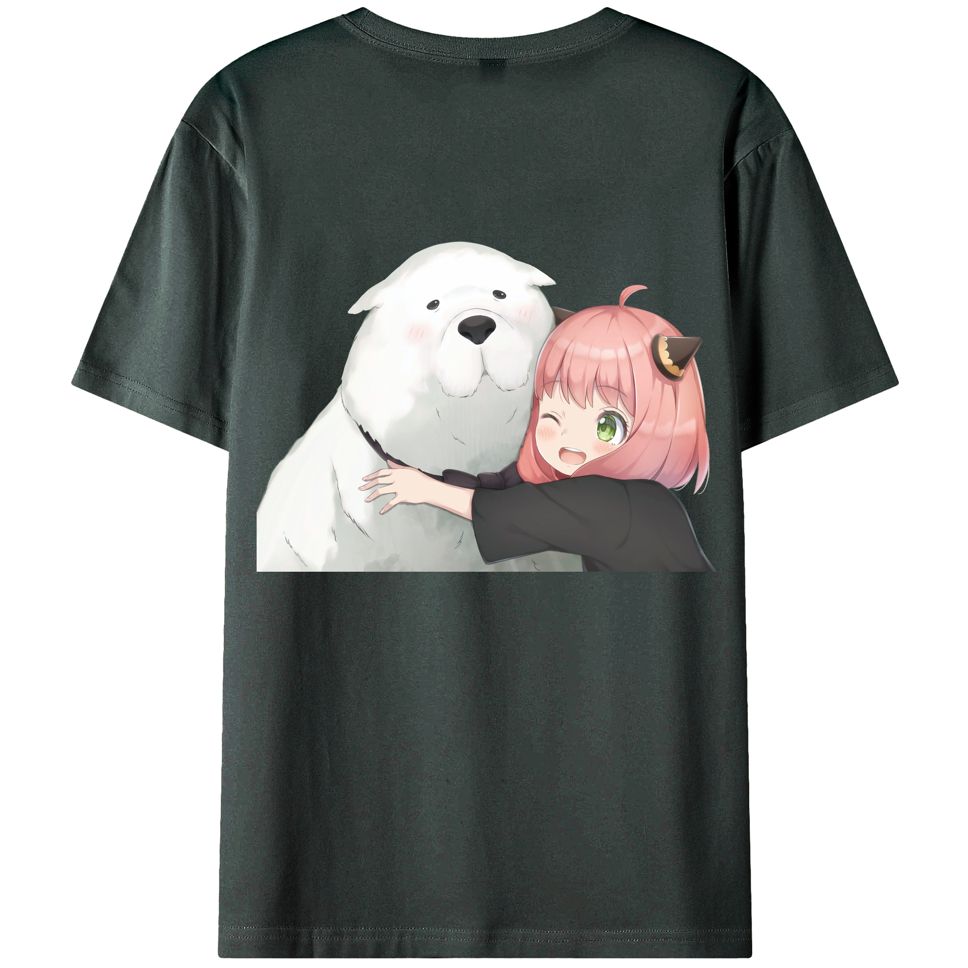 （画像用） SPY×FAMILY间谍家家酒 綿100％ メンズ半袖Tシャツ（バックプリント） 通気性